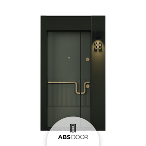 ABSDOOR ROSE Porte d'entrée élégante en acier, isolation thermique et acoustique, design réglable, pour appartement, villa, hôtel - Product Image 4