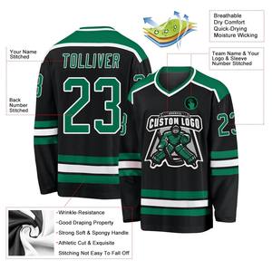 ชุดกีฬาฮอกกี้น้ำแข็งแบบกำหนดเอง ขายส่งเสื้อฮอกกี้น้ำแข็งสำหรับผู้ชายและผู้หญิง - Product Image 6