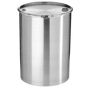 Barile in Acciaio Inossidabile con Coperchio, 120 Litri - Product Image 1