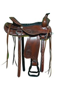 Selle de cheval western de qualité supérieure, personnalisée, avec siège en cuir souple, pour l'équitation, au meilleur prix - Product Image 3