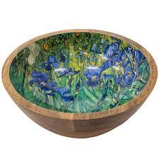 Bol de service à salade en bois de taille personnalisée de qualité supérieure imprimé de fleurs uniques jetables pour le camping Zehra Industries WB-0022 - Product Image 4