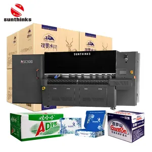 Sunthinks SC900 Lagte Format Corrugated Cardboard Paper Packaging Printing Machine Digital Single Pass Printer