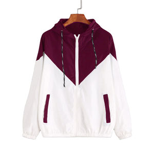 Veste à poches sur les manches unisexe sur mesure, sweat-shirt à fermeture éclair, coupe-vent en toile, imperméable, coupe-vent, respirant, séchage rapide, personnalisé - Product Image 3