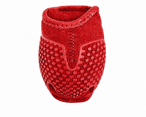 รองเท้าบูทป้องกันขาสำหรับม้า Tough Tack Horse Splint Boots สีแดง ทำจากไมโครไฟเบอร์ พร้อมพื้นรองเท้า Hex Grip สำหรับขี่ม้า รุ่น 2026 - Product Image 3
