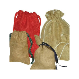 Prix de gros d'usine Sacs-cadeaux de qualité supérieure Sac de jute à cordon pour femmes - Product Image 4