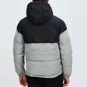 Veste à bulles chaude d'hiver personnalisée Zip Upp Neck Bubble Jacket Down Jacket Plus Size pour la vente en ligne - Product Image 3