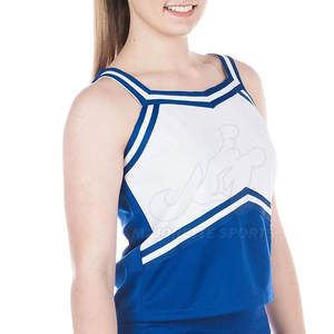 Haut de cheerleading léger en tissu extensible, coupe confortable pour l'entraînement et la performance. - Product Image 5