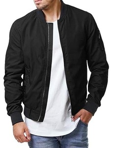 Blouson Bomber Col Montant en Toile de Haute Qualité 2025 avec Broderie Chenille pour Femmes et Hommes - Product Image 4