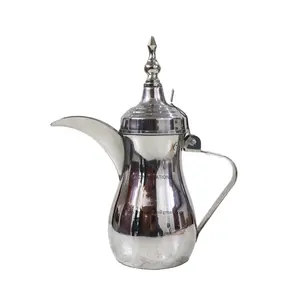 High Quality Stainless Steel Arabian Tea Coffee Pot Dallah Manufacturer of Premium Arabic Tea Coffee Kahwa Pot Arabic Dallah