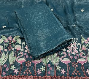 Costume de sari en soie pour femmes de haute qualité et attrayant nouveau design vêtements de fête de mariage en coton du fournisseur indien - Product Image 3