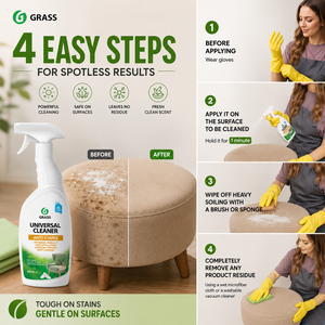 High Quality Multi-Surface Foam Detergent | GRASS Universal <b>Cleaner</b> Deep Stain Removal 600ml - Product Image 6