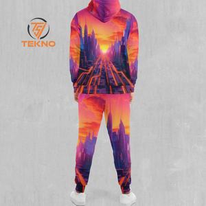 Chándal personalizado por sublimación para hombre con estampados artísticos tela suave al tacto y ajuste moderno para mayor comodidad y rendimiento - Product Image 2