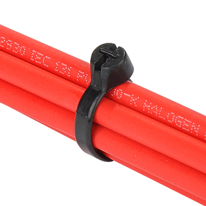Fascette per impianti solari Fotovoltaici resistenti ai raggi UV nere Ty-Rap 4,8x360 25 pezzi - Product Image 1