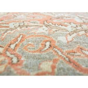 Alfombras de Lana Anudadas a Mano Aalam, Diseño Abstracto de Medallón Rojo Naranja, Patrones Rectangulares para el Hogar, 9x12-Pae-936, para Entrada, Sala de Estar, Pasillo - Product Image 3