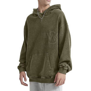 Sudaderas con Lavado Ácido de Fabricación Pakistaní, Ropa Casual, Sudaderas con Lavado Ácido, Logotipo Personalizado - Product Image 3