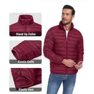 Veste matelassée de haute qualité, style streetwear, respirante, design personnalisé, logo sur le devant, service OEM, veste d'hiver - Product Image 3