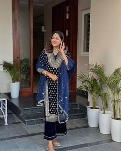 ทำให้ตู้เสื้อผ้าของคุณสวยงามด้วยชุดเคอร์ติพาลาซโซ่กำมะหยี่ที่เพิ่งเปิดตัวใหม่นี้มีเลื่อม5มม. และงานปักซารี - Product Image 1