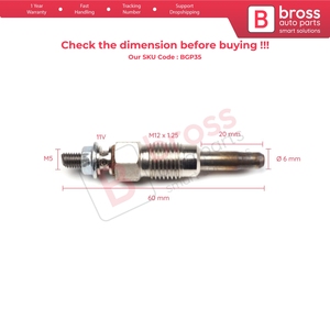 BGP35 1 Piece <b>Heater</b> Glow <b>Plugs</b> GX59 N0190811 0100226173 for - Product Image 5