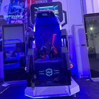 Equipo de Simulador de Vuelo con Movimiento Completo y Rotación de 360 Grados para Parques de Atracciones