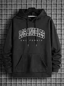 Sudadera con capucha navideña personalizada con estampado de alta calidad, ligera, de invierno, manga larga, diseño sólido, detalle de bolsillo, tintes navideños térmicos - Product Image 5