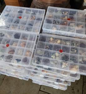 Caja de zeolita de mezcla india, racimo de color natural, Apophyillite de India - Product Image 2