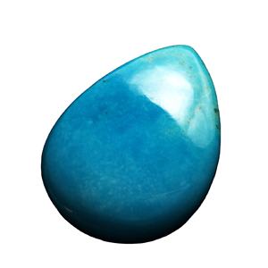 Hermosa piedra preciosa para joyería 100% turquesa Natural Bella Durmiente forma de pera cabujón suelto piedras preciosas a precios de fábrica OEM - Product Image 4