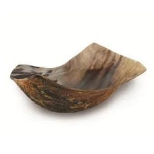 Vajilla de cuerno marrón real, cuenco de cuerno de buey de búfalo Natural, forma decorativa, vajilla, ensaladeras, cuencos antiguos para servir comida - Product Image 1