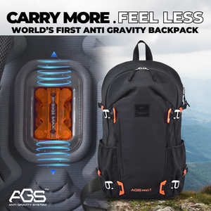 AGS PRO Anti-Gravity Suspension <b>Backpack</b> Ergonomic School Bag <b>Lightweight</b> Laptop <b>Backpack</b> for Students Travel Hiking Unisex - Product Image 1
