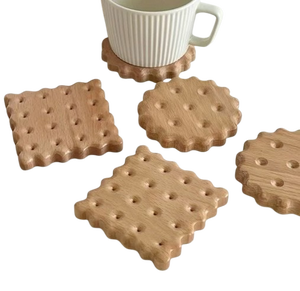 Contemporary Design Acacia Wood Square Coaster New Household Tea Cup <b>Mats</b> Pads Wooden Resin Placemat for Dinnerware and Drinks - Product Image 2