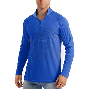 Venta al por mayor sublimación camisas personalizadas UPF 50 + protección solar UV manga larga hombres pesca camisa pesca camisas Jogging Wear - Product Image 1