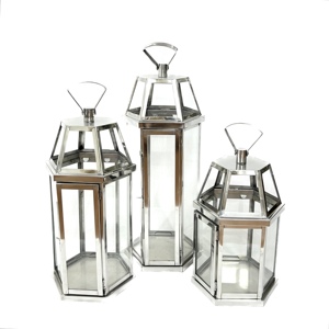 Vente chaude personnalisé métal verre bougie lanternes bocaux nouveau Design finition claire fabricant direct décoration de la maison pour - Product Image 6