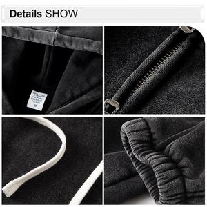 Sudadera con Capucha para Hombre, Personalizada con Logotipo, Impresión Digital, 100% Algodón, Tejido Grueso, Lavado Ácido, Corte Holgado, Transpirable, con Forro - Product Image 4