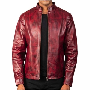 Vestes en cuir pour hommes 2026 Vestes en cuir véritable Veste en cuir OEM respirante pour hommes de différents looks et designs - Product Image 1