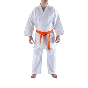 Premium Qualität Jiu Jitsu Kimono Karate Uniform Mit Stickerei Martial Arts Training Tragen 2 Stück Hemden Hosen Set Karate Anzug - Product Image 1