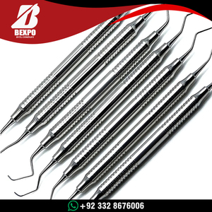 Juego de Instrumentos Quirúrgicos para Rellenos Dentales de Composite, 7 Piezas, Acero Inoxidable, Manual, Reutilizable, Agarre Ergonómico - Product Image 5