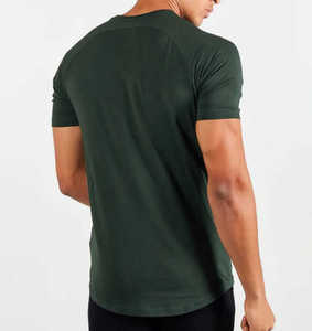 T-shirt pour homme en coton respirant et durable, style couleur tendance, service OEM, manches courtes, style estival, dernier style de t-shirts pour homme - Product Image 2