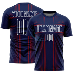 Uniformes de fútbol para hombre con diseño de sublimación personalizado, nueva ropa deportiva, 100% poliéster, transpirable, cuello redondo, conjunto de Jersey corto para todas las estaciones - Product Image 2
