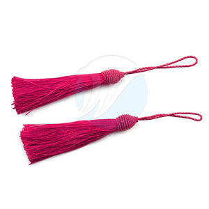 Estilo único Nuevo diseño Sombrero Borla Color sólido Uniforme Sombrero Borla Sombrero hecho profesional Borla - Product Image 1