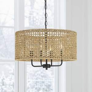 Natural Rattan Lampshade Wholesale Handmade Sustainable Pendant <b>Light</b> Perfect for Cafe Restaurant Bar Home and Retail Shops - Product Image 4