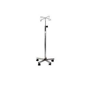 เสา IV สำหรับโรงพยาบาลขาตั้งน้ำเกลือและขาตั้ง IV สี่ขาอุปกรณ์ใหม่ - Product Image 2