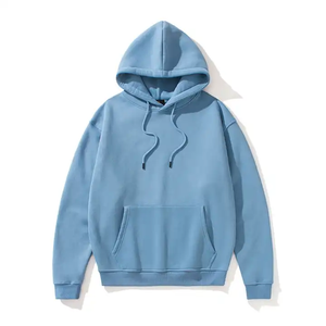 Hombres de gran tamaño Pullover Sólido de manga larga Casual Sudaderas con capucha Hombres Sudaderas con capucha en color sólido - Product Image 1