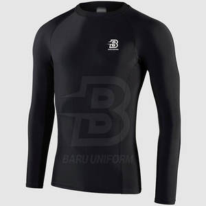 Alta calidad MMA Rash Guard para hombres Precio al por mayor MMA Rash Guard Fitness Wear MMA Rash Guard - Product Image 1