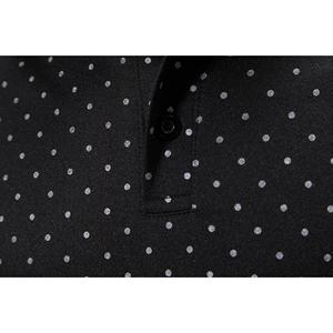 Quality Men's Polo <b>Shirt</b> with O-Neck Collar 100% Cotton Formal Style Short Sleeves Oversized Polos for Work - Product Image 6