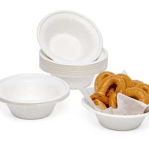 12 oz Biodegradable Sugarcane Bowl for Party Tableware & Table Decorations - Product Image 1
