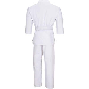 2025 personalizado OEM rojo trajes de Karate artes marciales uniformes hombres algodón Karate traje de peso medio pantalones elásticos - Product Image 2