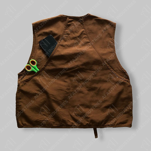 เสื้อกั๊กคาร์โก้ผ้าฝ้ายลำลองสำหรับผู้ชายมีหลายกระเป๋าผ้าใบกันน้ำสำหรับฤดูใบไม้ผลิสำหรับชาวประมงปีนเขาตกปลาถ่ายภาพตั้งแคมป์ - Product Image 5