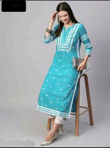 ชุดชาติพันธุ์อินเดียที่พิเศษที่สุดงานเย็บปักถักร้อยเรยอนแฟนซีคอร์ติสสําหรับชุดลําลองและรายวัน คอลเลกชันคอร์ติสคุณภาพดีที่สุด - Product Image 2