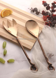 Ensemble de 2 couverts à salade de luxe artisanaux les plus vendus pour la maison Ensembles de couverts de la meilleure qualité - Product Image 5