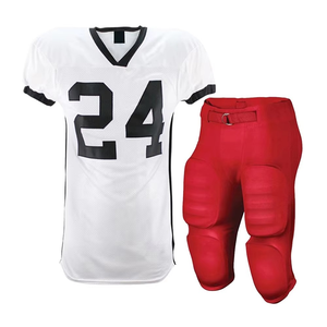 Uniformes de football américain personnalisables, respirants et à séchage rapide, fabriqués en tissu 100% polyester, design de maillot sublimé vierge pour équipe - Product Image 3