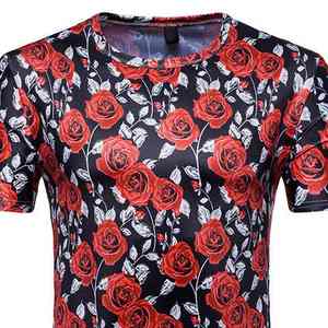 Camiseta de Sublimación de Algodón 100% de Alta Calidad para Hombre, Corte Holgado, Venta al por Mayor, Logotipo Personalizado OEM, Camiseta de Manga Corta para Hombre - Product Image 4